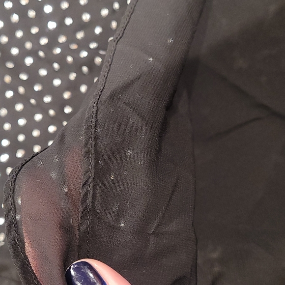 Pretty Rebellious Sparkly Sequin Blouse - Picture 5 of 8